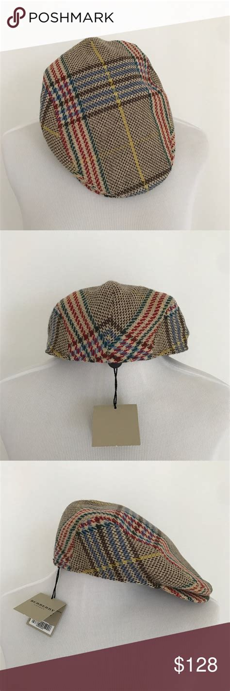 burberry wool newsboy cap|Burberry Hats .